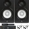 Yamaha HS5 5" Studio Monitor Pair with IK Multimedia ARC Studio Advanced Room Correction System