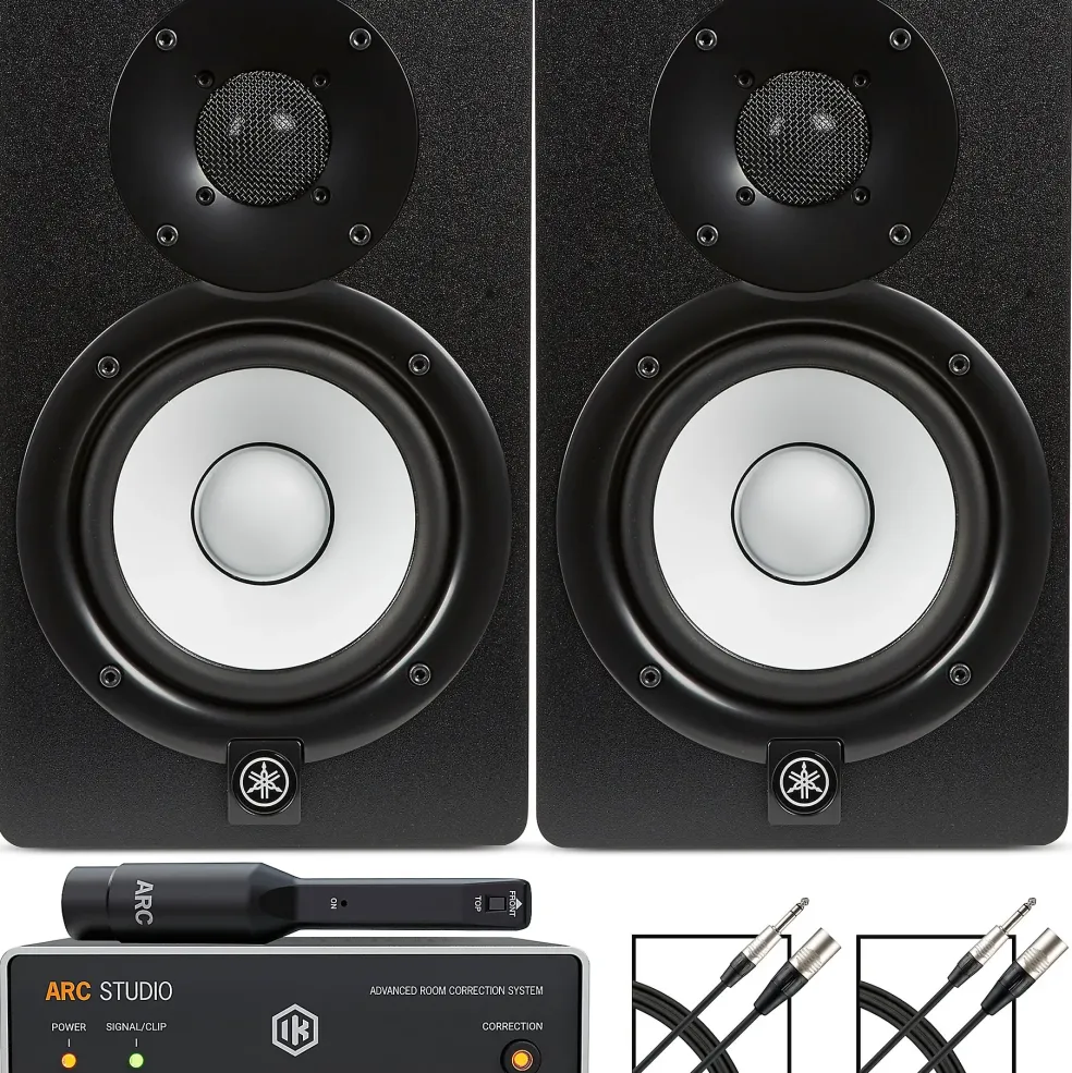 Yamaha HS5 5" Studio Monitor Pair with IK Multimedia ARC Studio Advanced Room Correction System
