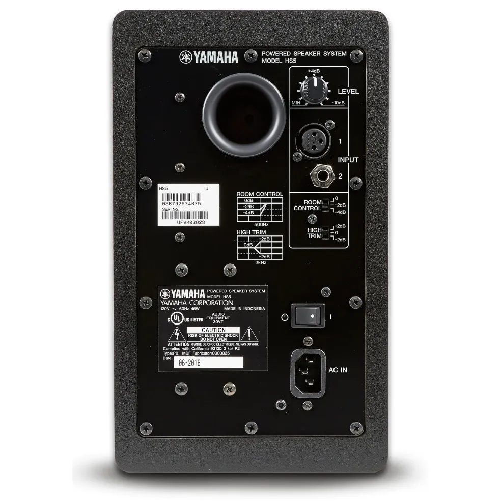Yamaha HS5 5" Studio Monitor Pair with IK Multimedia ARC Studio Advanced Room Correction System