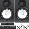 Yamaha HS8 8" Studio Monitor Pair with IK Multimedia ARC Studio Advanced Room Correction System
