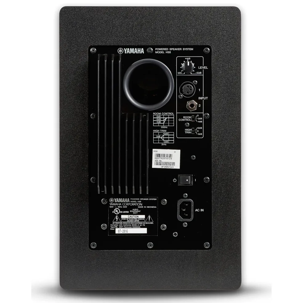 Yamaha HS8 8" Studio Monitor Pair with IK Multimedia ARC Studio Advanced Room Correction System