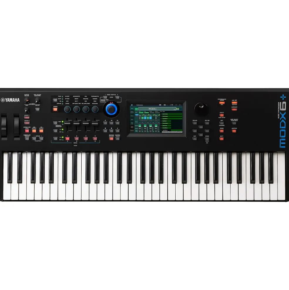 Yamaha MODX6+ Synthesizer With Stand, Bench and Sustain Pedal