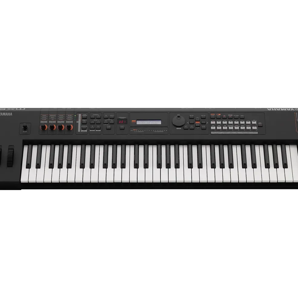 Yamaha MX61 61-Key Music Production Synthesizer Essentials Bundle Black