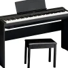 Yamaha P-125ABLB Digital Piano With Wooden Stand and Bench