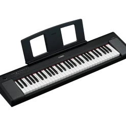 Yamaha Piaggero NP-15 61-Key Portable Keyboard With Power Adapter Black
