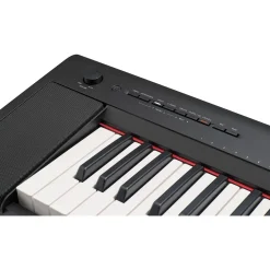 Yamaha Piaggero NP-15 61-Key Portable Keyboard With Power Adapter Black