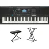 Yamaha PSR-EW425 High-Level Portable Keyboard Package Essentials Package