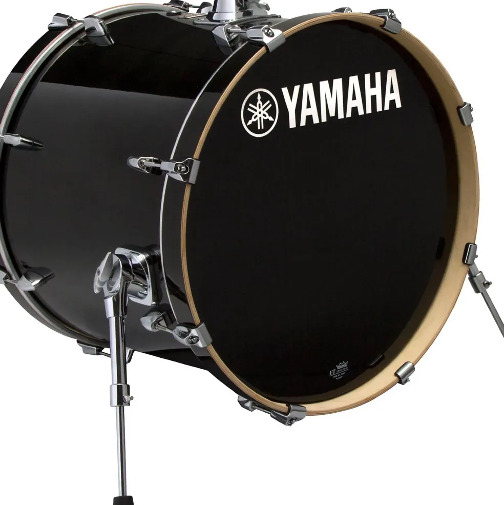 Yamaha Stage Custom Birch Bass Drum 24 x 15 in. Raven Black