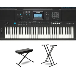 Yamaha Yamaha PSR-E473 High-Level Portable Keyboard Package Essentials Package
