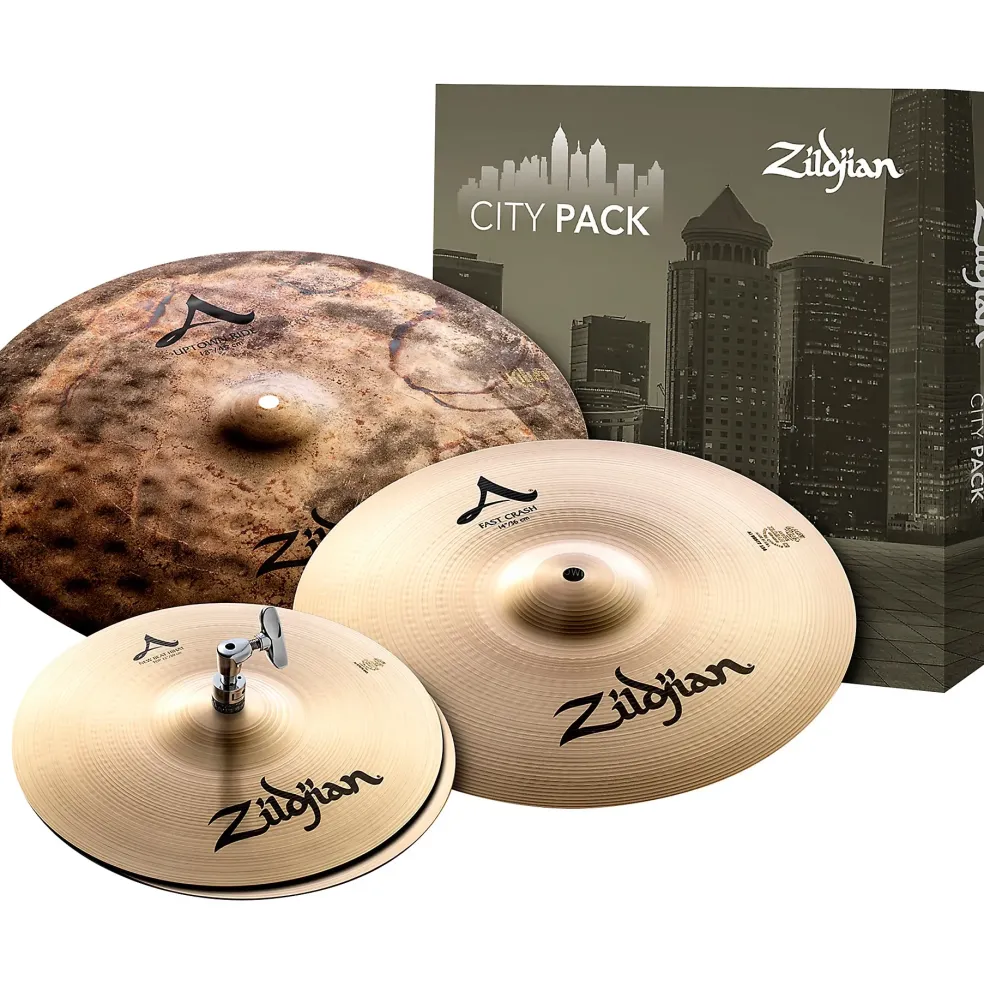 Zildjian A City Cymbal Pack With Free 14" Cymbal