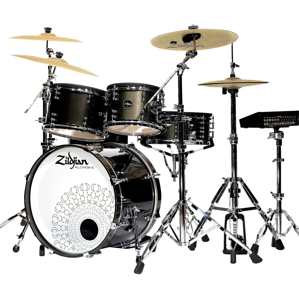 Zildjian ALCHEM-E Gold EX Electronic Drum Kit and DA2112 Drum Amp