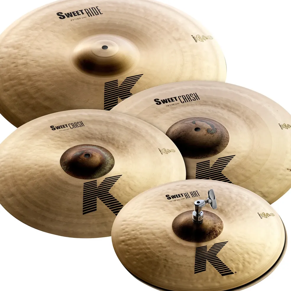 Zildjian K Sweet Cymbal Pack With Free 17" Crash