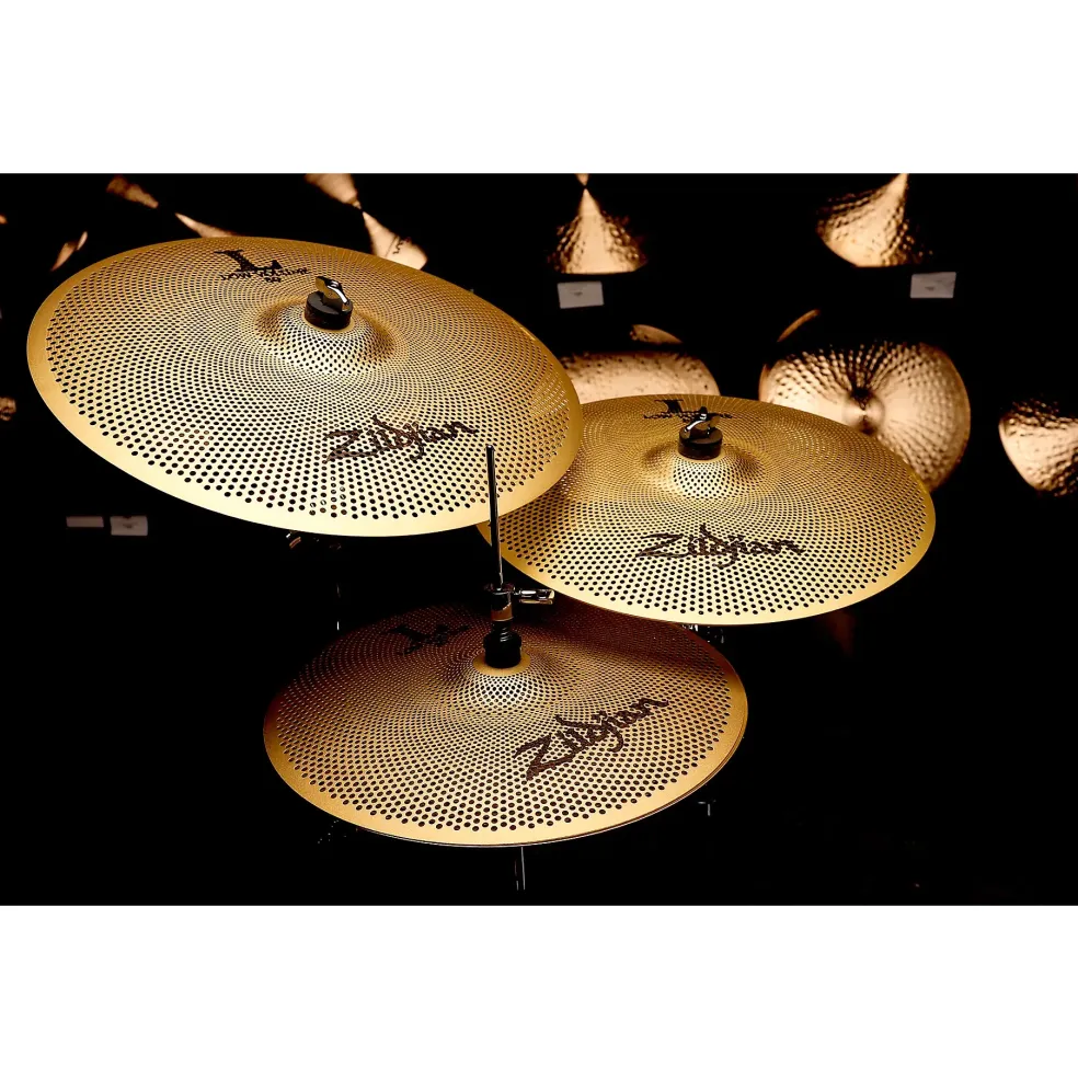 Zildjian L80 Series LV468 Low Volume Cymbal Pack With Free 16" Crash