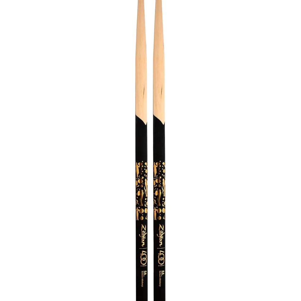Zildjian Limited-Edition 400th Anniversary Nylon Dip Classical Drum Sticks 5A Nylon