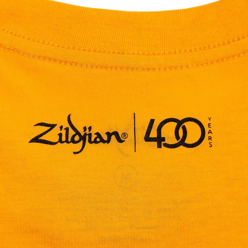 Zildjian Limited-Edition 400th Anniversary '60s Rock T-Shirt XX Large Gold