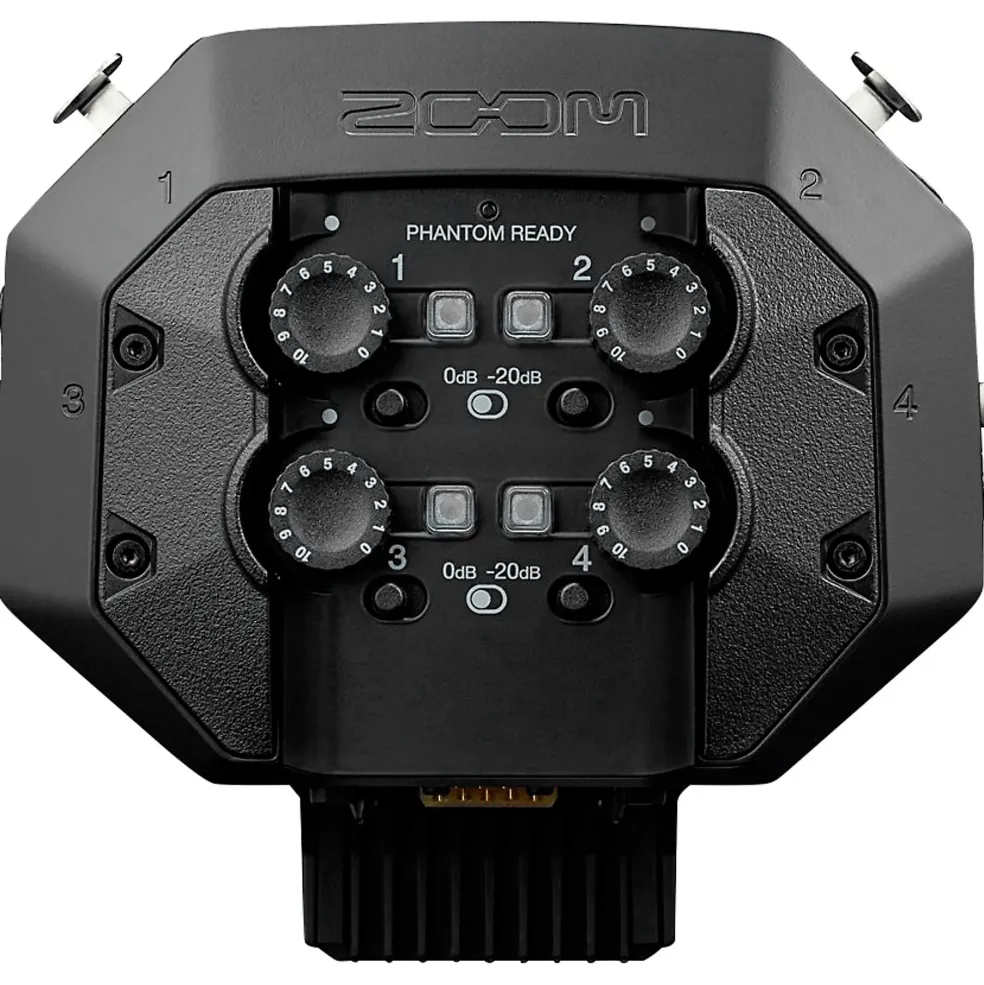 Zoom EXH-8 4-Channel XLR Expander Capsule for H8 Recorder